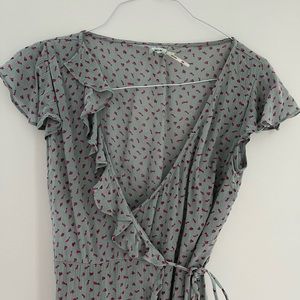 UO Mini Wrap Dress